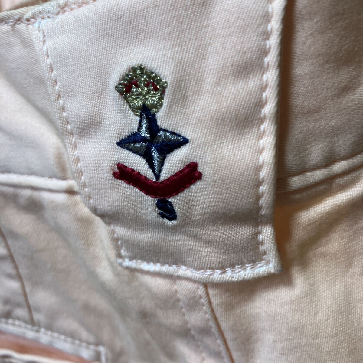 SINA COVA シナコバ パンツ スラックス チノパン カラーパンツ ボトム コットン オレンジ色 メンズパンツ 男性用 _画像3