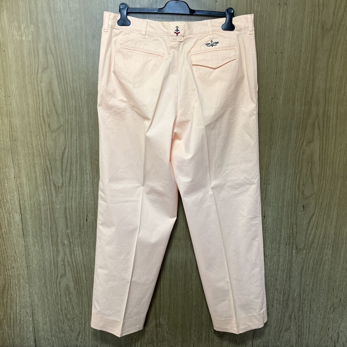 SINA COVA シナコバ パンツ スラックス チノパン カラーパンツ ボトム コットン オレンジ色 メンズパンツ 男性用 _画像5