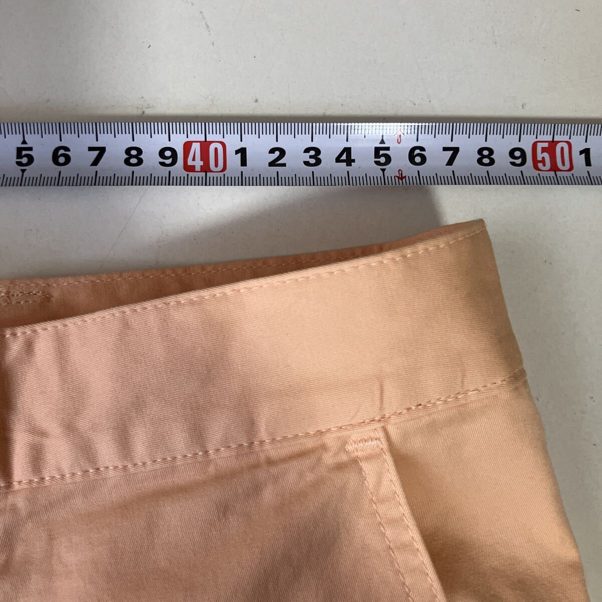 SINA COVA シナコバ パンツ スラックス チノパン カラーパンツ ボトム コットン オレンジ色 メンズパンツ 男性用 _画像6