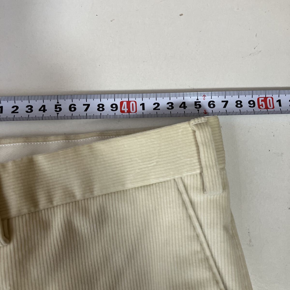 ブリオーニ Brioni パンツ ズボン ボトム オフホワイト コーデュロイ コットン メンズファッション 男性用 ブランド _画像7