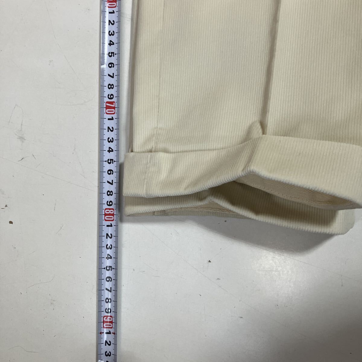 ブリオーニ Brioni パンツ ズボン ボトム オフホワイト コーデュロイ コットン メンズファッション 男性用 ブランド _画像8