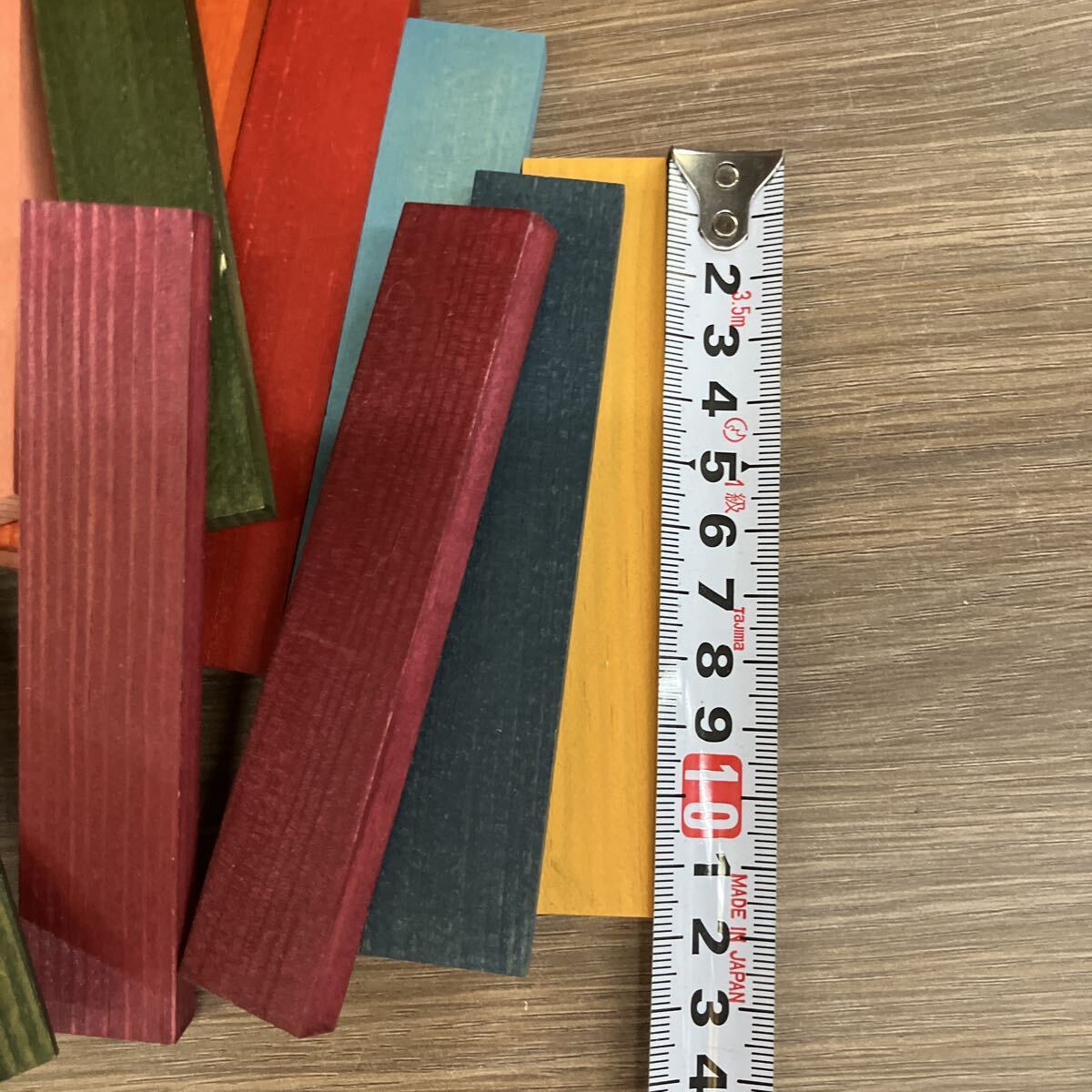 KAPLA カプラ 積み木 カラー オリジナル積み木 木製玩具 知育玩具 フランス 箱付き ブロック 木箱入り おもちゃ トレーニング _画像3