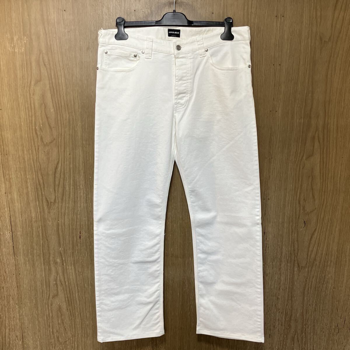 ジョルジオ アルマーニ GIORGIO ARMANI パンツ スラックス ズボン ボトムス ブランド ストレッチ メンズ 大きいサイズ ストレート_画像1