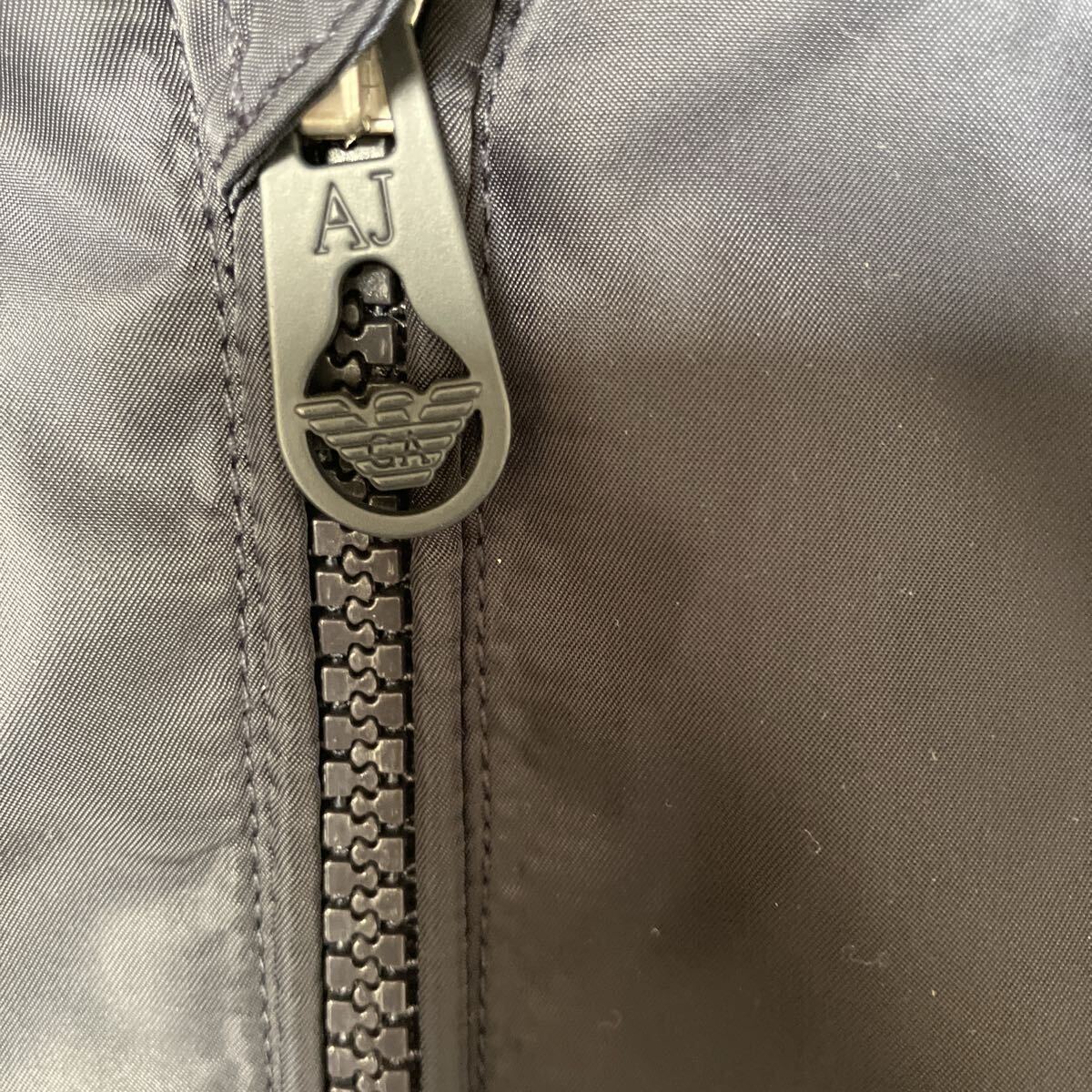 ARMANI JUNIOR アルマーニ ジュニア ナイロンジャケット ジャケット ブルゾン パーカー ネイビー キッズ12A 154㎝ _画像3