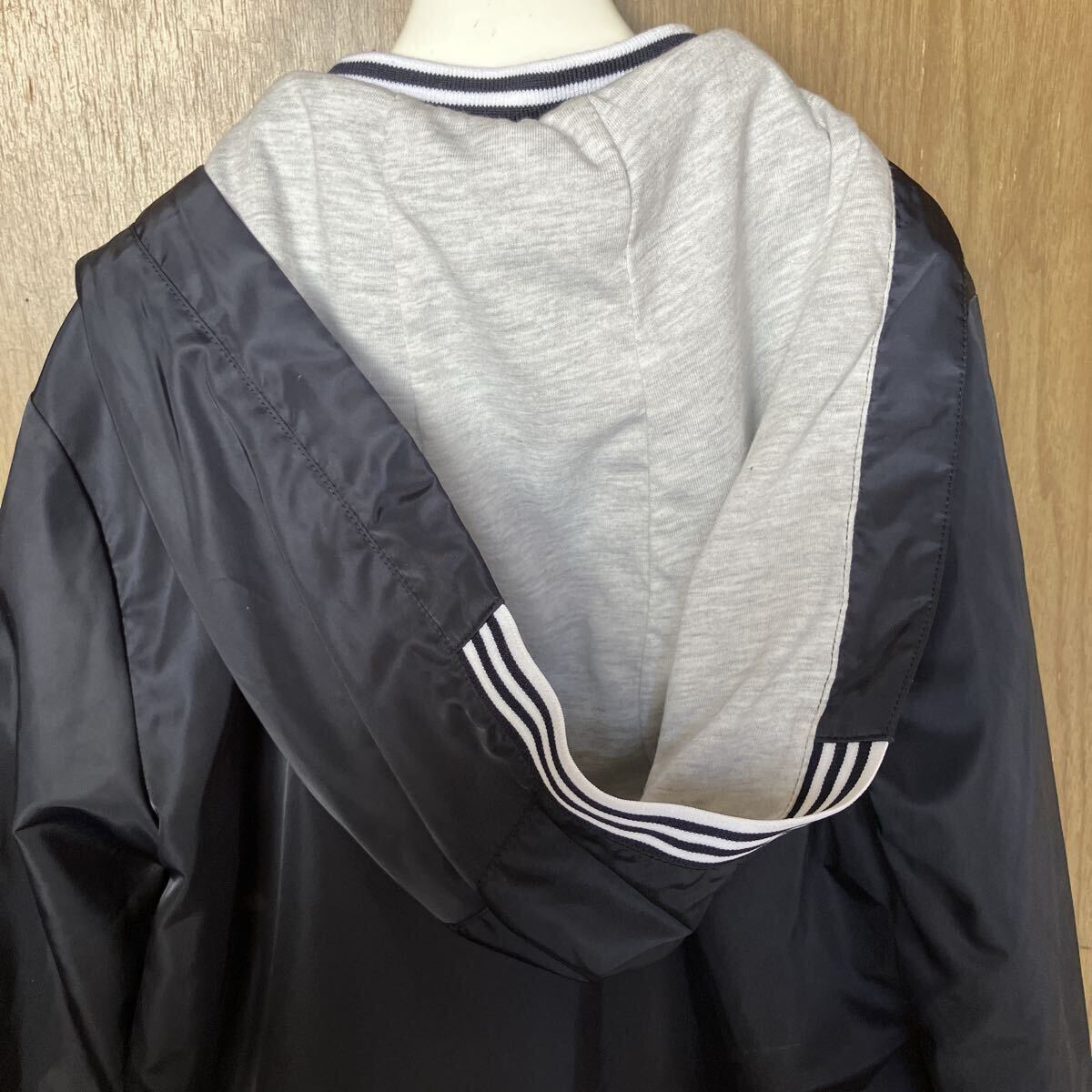 ARMANI JUNIOR アルマーニ ジュニア ナイロンジャケット ジャケット ブルゾン パーカー ネイビー キッズ12A 154㎝ _画像8