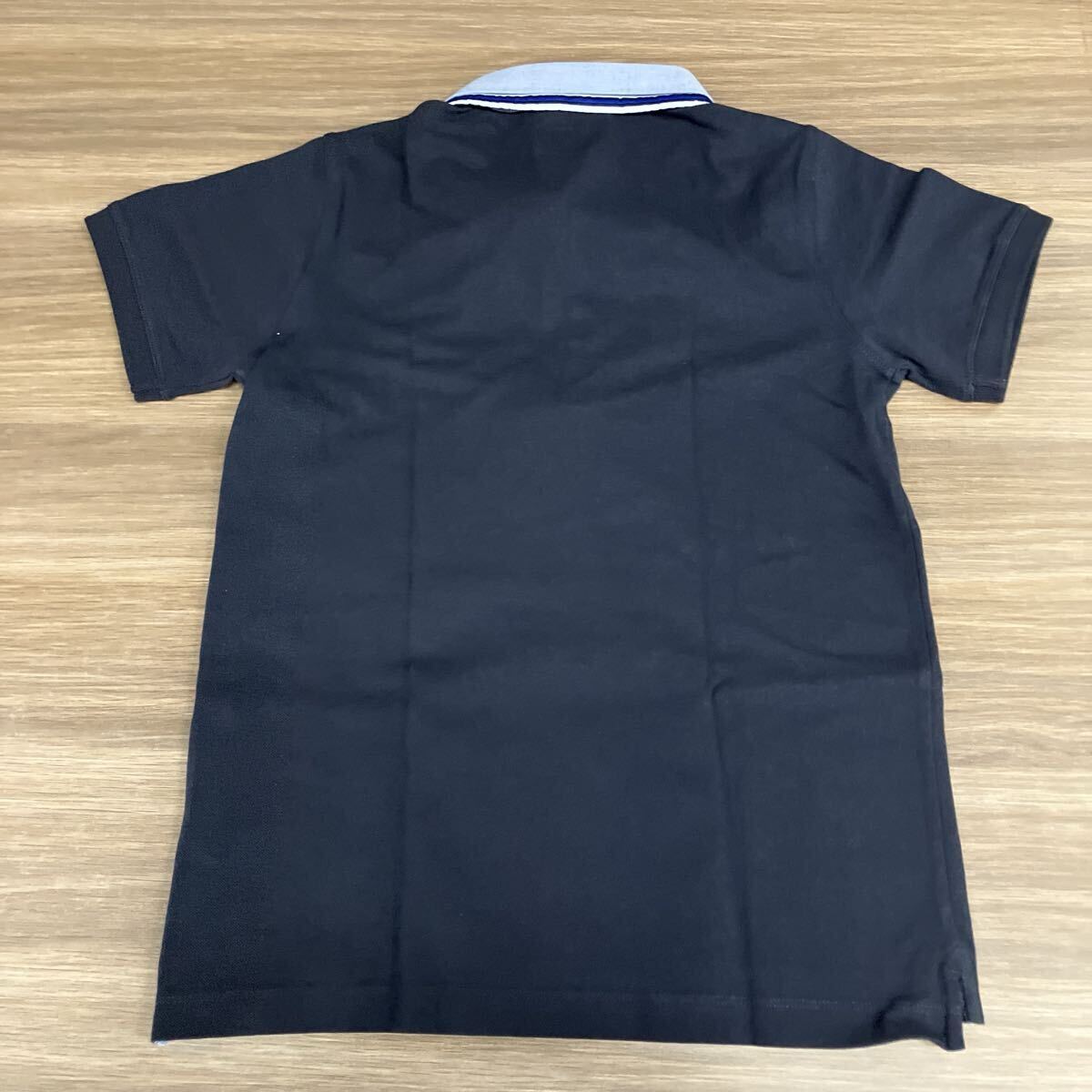 ARMANI JUNIOR アルマーニ ジュニア 半袖ポロシャツ ポロシャツ 鹿の子 半袖 ネイビー 子供服 キッズ ブランド 紺 130㎝_画像4