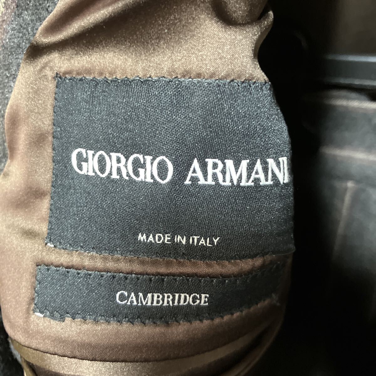 ジョルジオアルマーニ GIORGIO ARMANI スーツ ウール？ セットアップ ストライプ 紳士 メンズ 男性用 ブランド 秋冬 パンツ_画像3