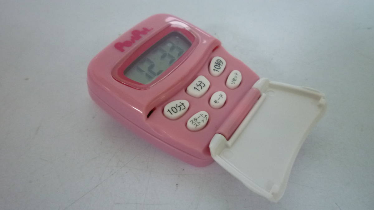 41123-1 ジャンク タイマー PostPet モモ&コモモ 時計機能 オートOFF 在庫処分 ポストペット_画像6