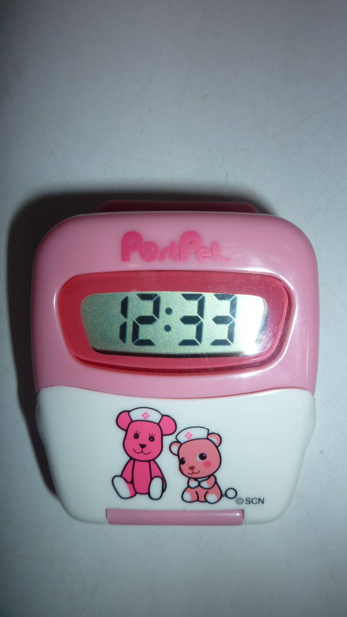 41123-1 ジャンク タイマー PostPet モモ&コモモ 時計機能 オートOFF 在庫処分 ポストペット_画像7