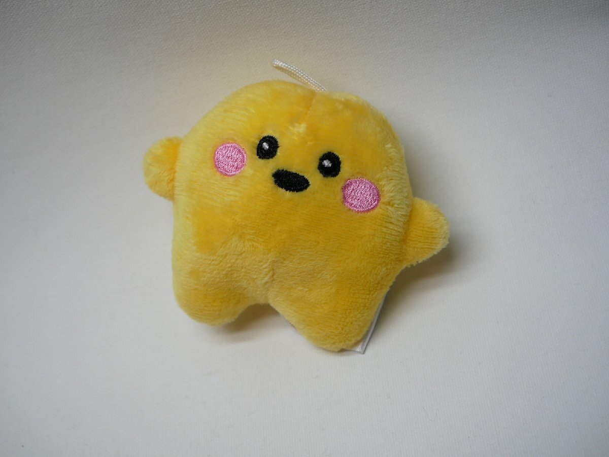 未使用品 大阪関西万博 ドイツ館 ミニ 小 サーキュラー イエロー 黄 ぬいぐるみ キーホルダー_画像1