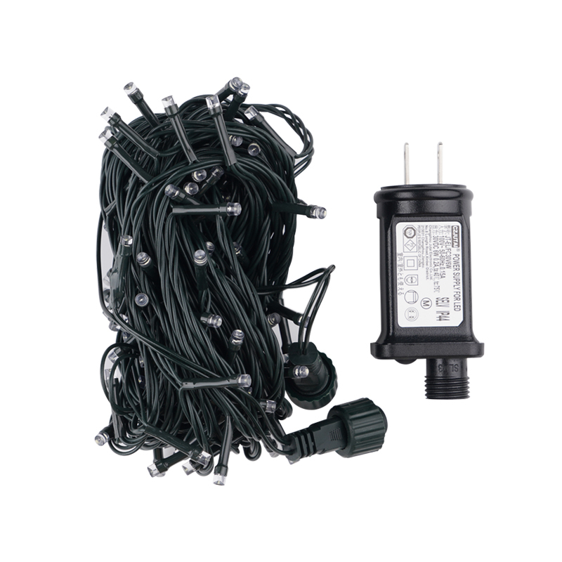 即納 100球 10ｍ クリスマスツリー ライト LED イルミネーションライト コンセント式 クリスマス 電飾 飾り 屋外 室内 連結可 防水 Y1451_画像10