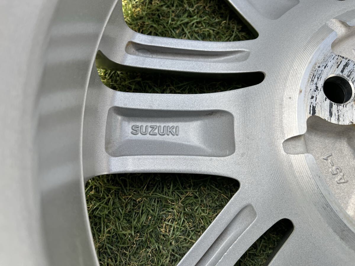 スズキ ソリオ MA37S 純正 ホイール 1本 15インチ 15×5J ET45 PCD100 4H 43210-83S50 【E71101-3】_画像7