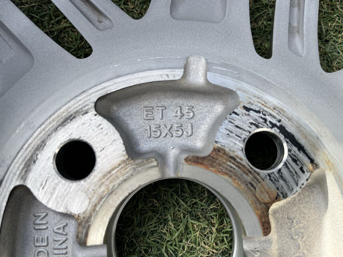 スズキ ソリオ MA37S 純正 ホイール 1本 15インチ 15×5J ET45 PCD100 4H 43210-83S50 【E71101-3】_画像9