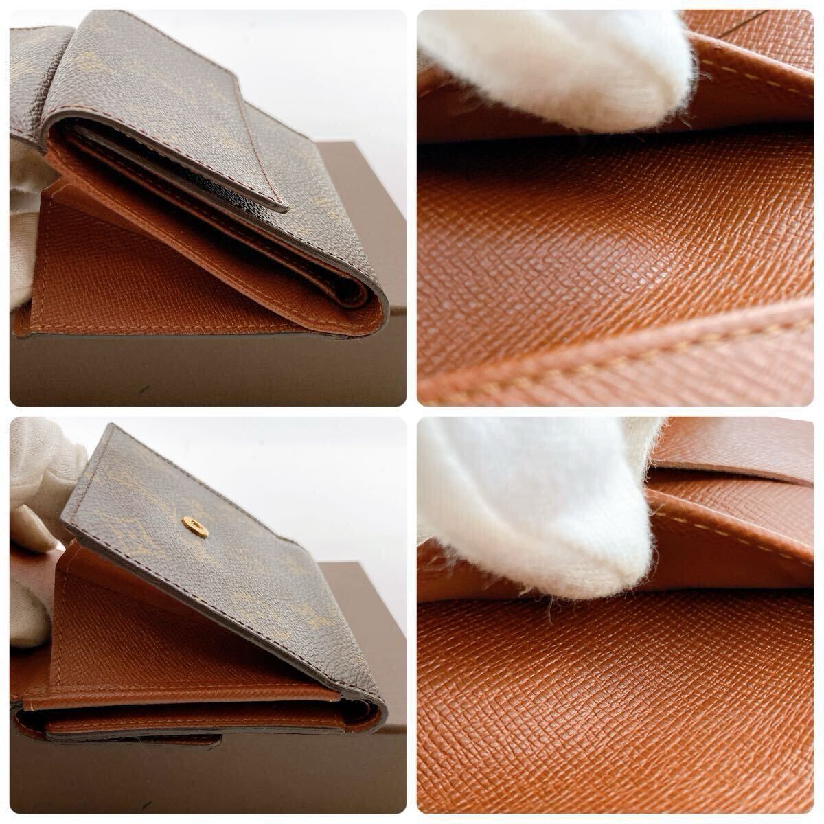 [ не использовался . близкий ] коробка, пакет имеется Louis Vuitton монограмма porutofoiyue Lee zW крюк кошелек compact LOUIS VUITTON унисекс 188