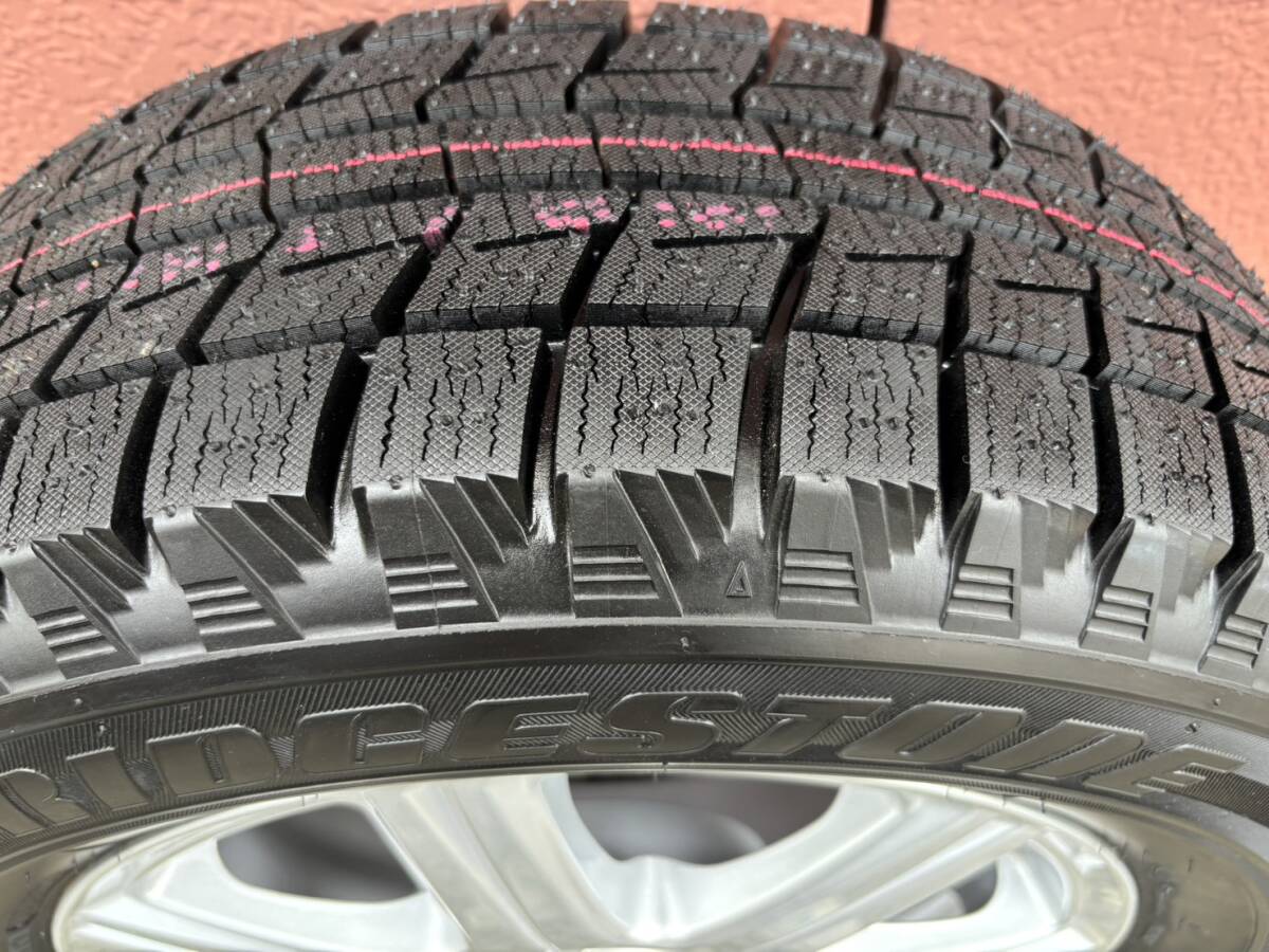BRIDGESTONE BLIZZAK REVO1 ブリヂストン ブリザック スタッドレス タイヤ ホイール セット 2本 215/65R15 シルバー_画像6