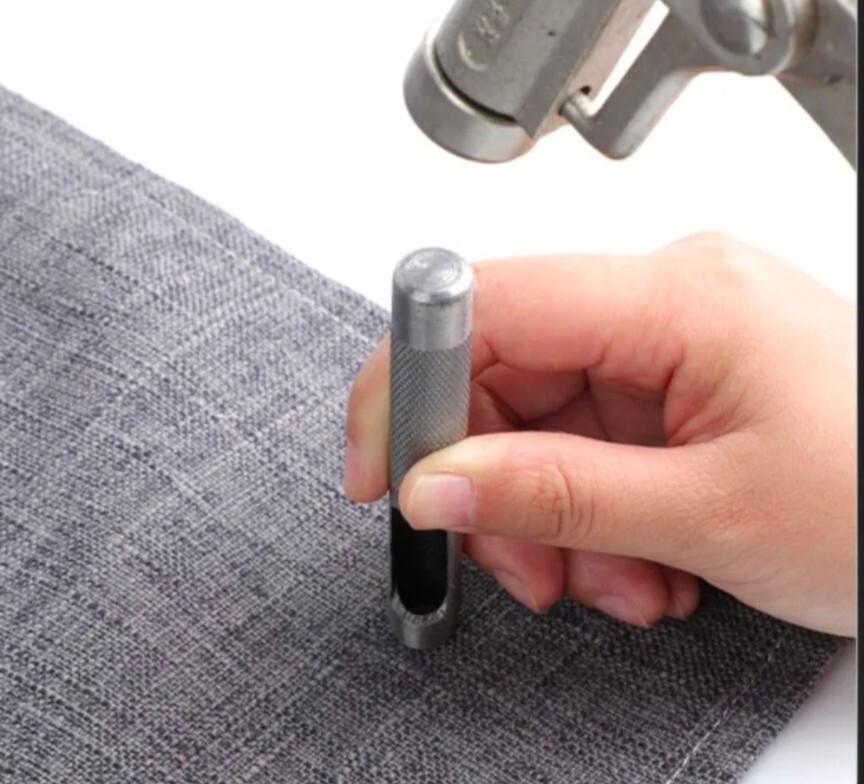 穴あけポンチ 9本 レザークラフト 工具 革細工 ベルト 打ち抜き DIY ハンドメイド 手芸 ハンドクラフト 新品 未使用 送料無料_画像3