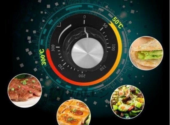 新品推薦★高品質★ 110V 電気グリドル 卓上鉄板焼 ステンレス鋼 温度制御 業務用 家庭用_画像2