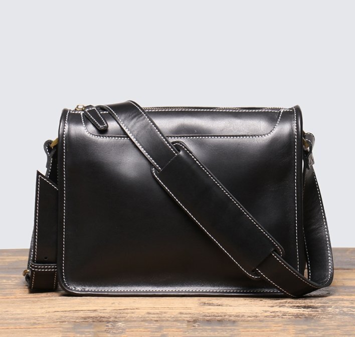 新入荷 本革 レザー ショルダーバッグ 斜め掛けバッグ メッセンジャーバッグ 通勤 牛革 肩掛け鞄_画像2