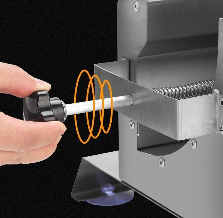 新品キャベツスライサー 千切り 薄切り (本体ステンレス 替刃2枚付) 業務用 手動 野菜カッター パン お肉 野菜 千切り 家庭用 業務用_画像9