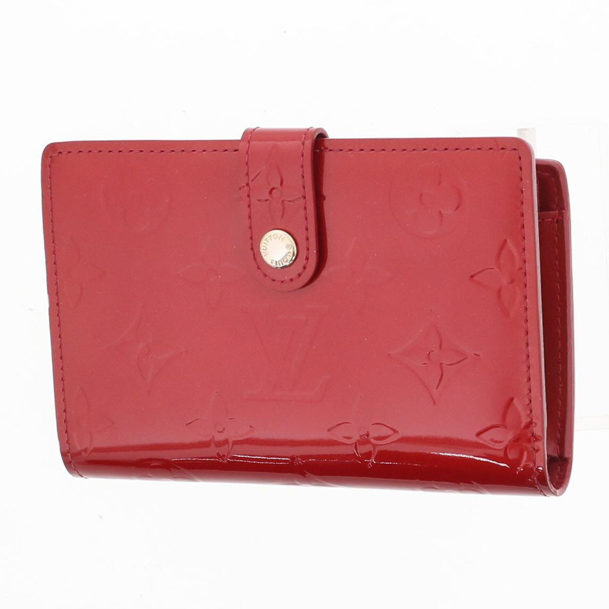 LOUIS VUITTON Louis Vuitton porutomonebie vi enowa двойной бумажник M93528 женский монограмма veruni красный женский б/у 