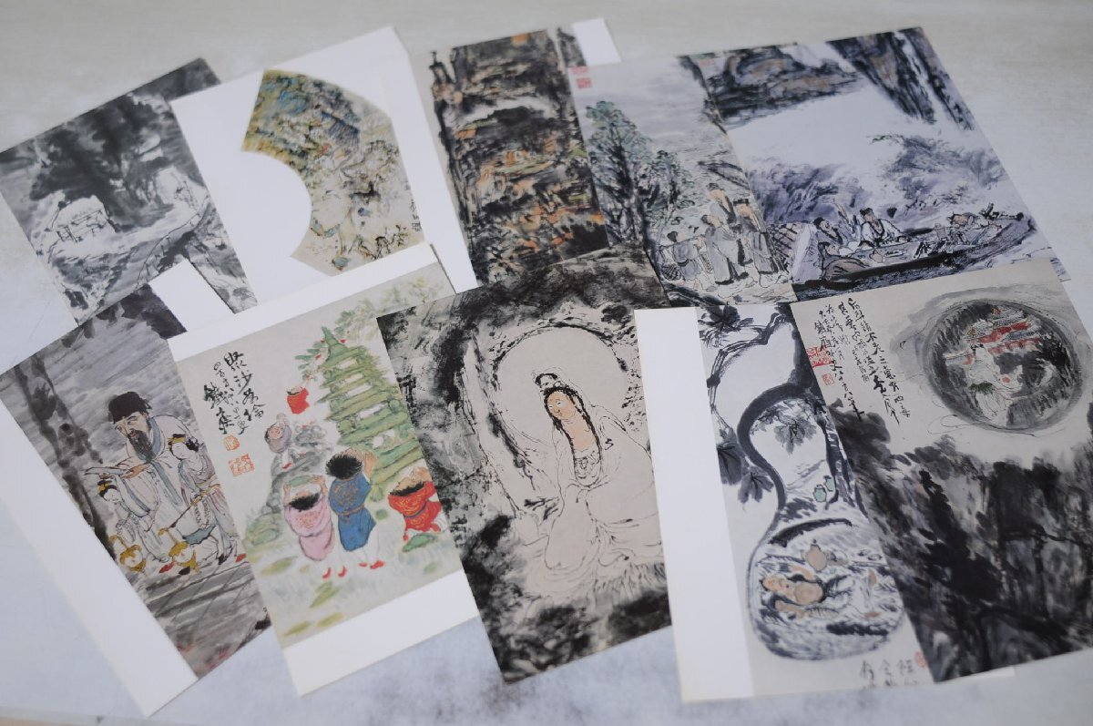 3-1339【絵葉書】 画聖 富岡鉄斎 30枚函_画像4