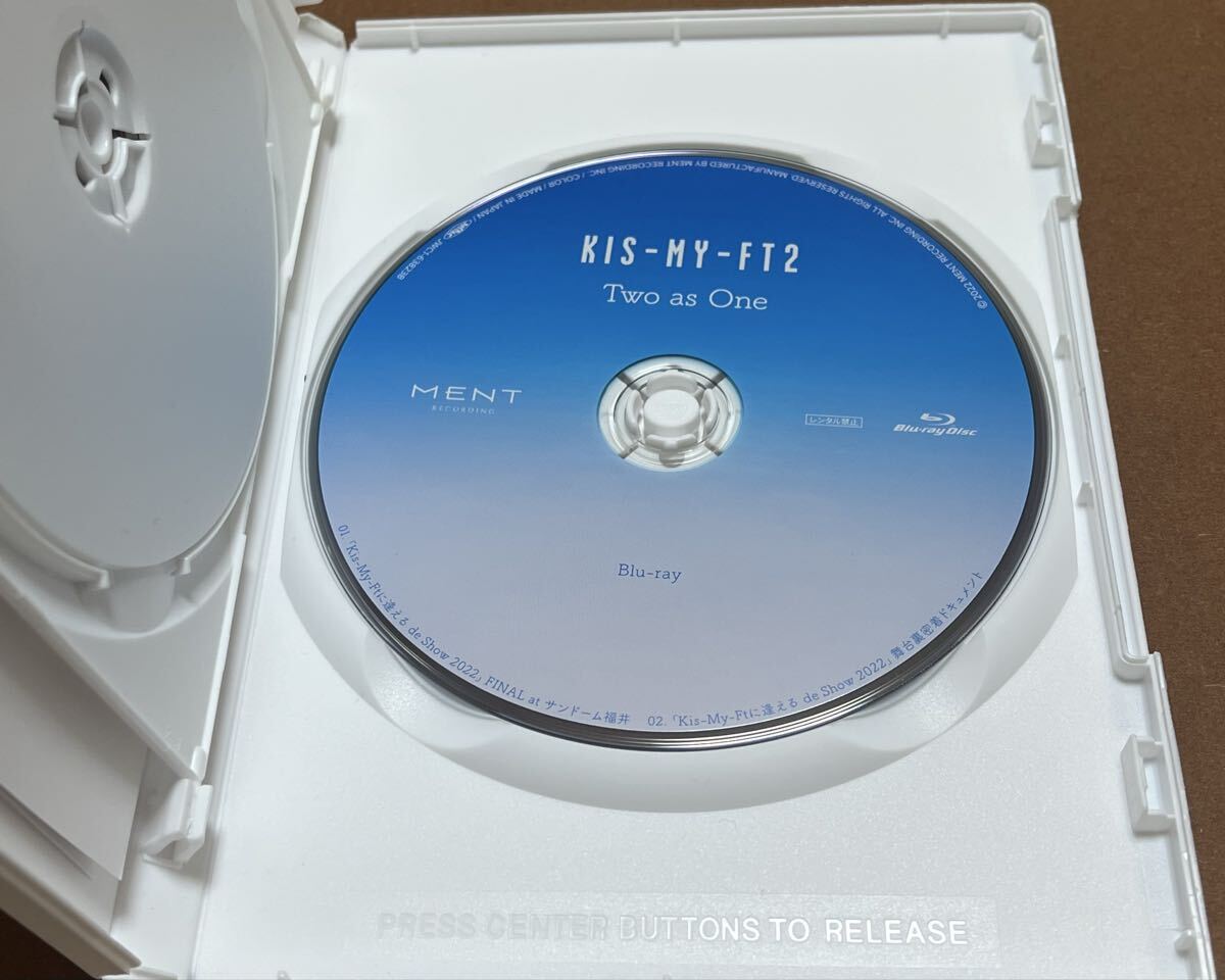 CD+Blu-ray【匿名配送】Kis-My-Ft2 Two as One ファンクラブ限定盤　キスマイ_画像5