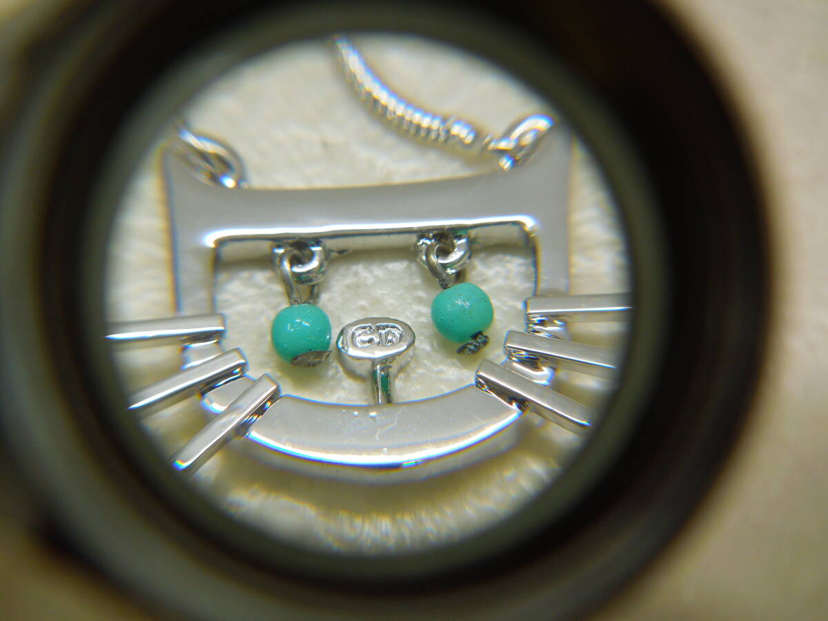 #44425 ◇美品◇ クリスチャン ディオール Christian Dior イヤリング Dロゴ 猫 キャット ネコ シルバーカラー アクセサリー_画像4
