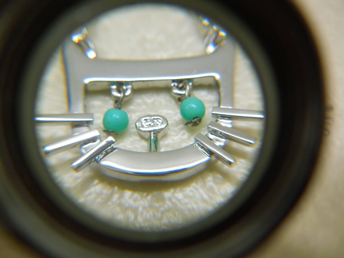 #44425 ◇美品◇ クリスチャン ディオール Christian Dior イヤリング Dロゴ 猫 キャット ネコ シルバーカラー アクセサリー_画像5