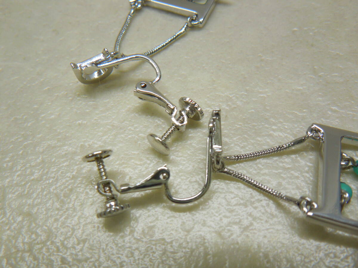 #44425 ◇美品◇ クリスチャン ディオール Christian Dior イヤリング Dロゴ 猫 キャット ネコ シルバーカラー アクセサリー_画像9