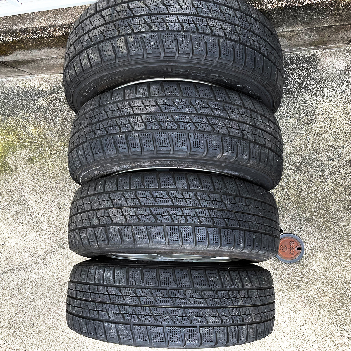 スタッドレスタイヤ ホイール ダンロップ PRD SX 4本セット 195/65R15 15インチ 6.5J 45 5穴 マルチ グッドイヤー アイスナビ ゼア ツー II_画像9