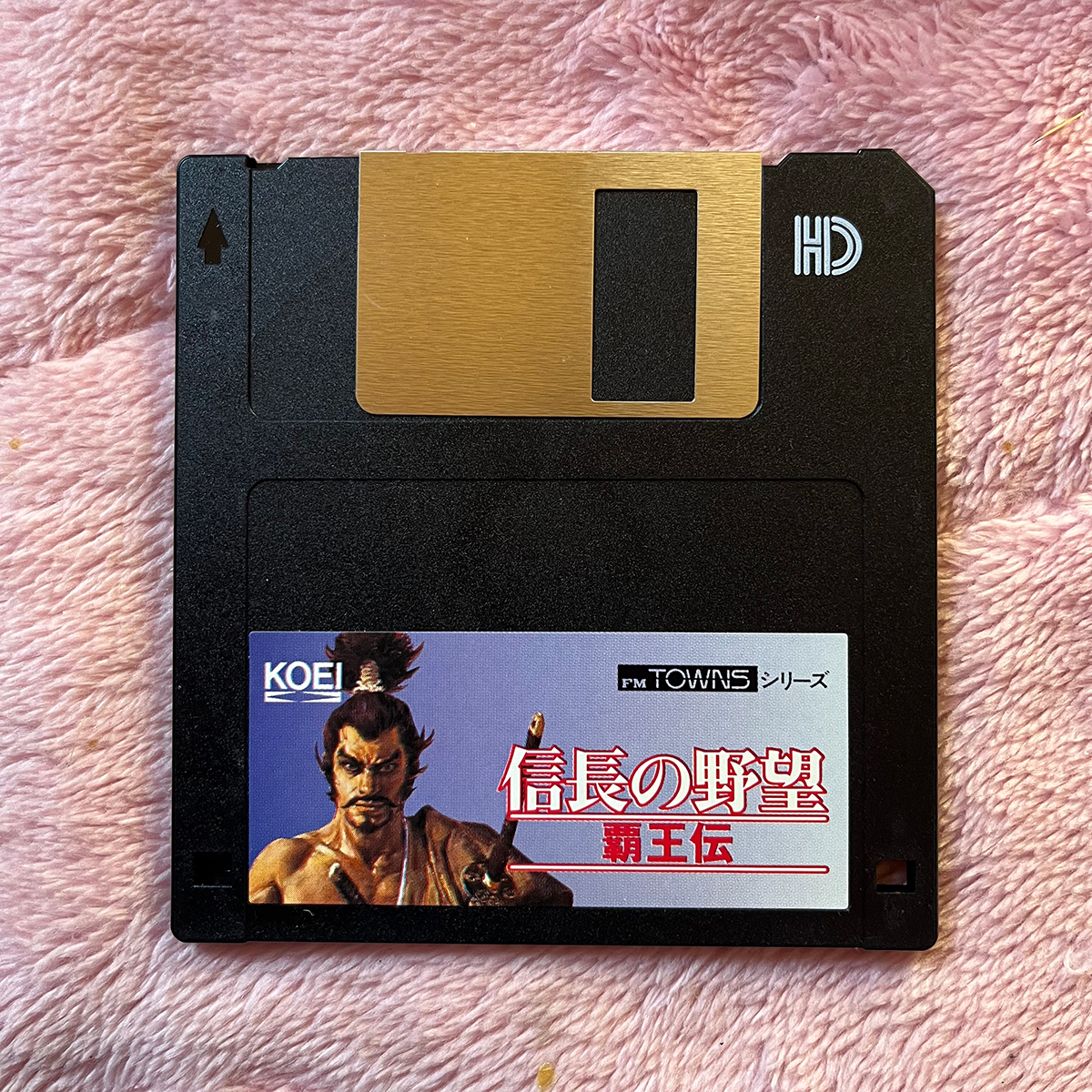 希少 FM TOWNS MARTY ゲームソフト 信長の野望 覇王伝 with サウンドウェア FMタウンズ マーティー FMT 富士通 光栄 KOEI _画像6