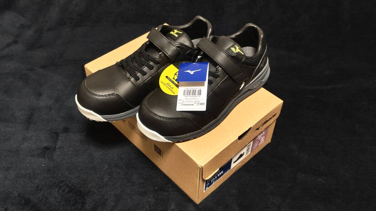 【MIZUNO/ミズノ】オールマイティASⅡ34L 27.5 EEE 安全靴【F1GA220109】_画像1