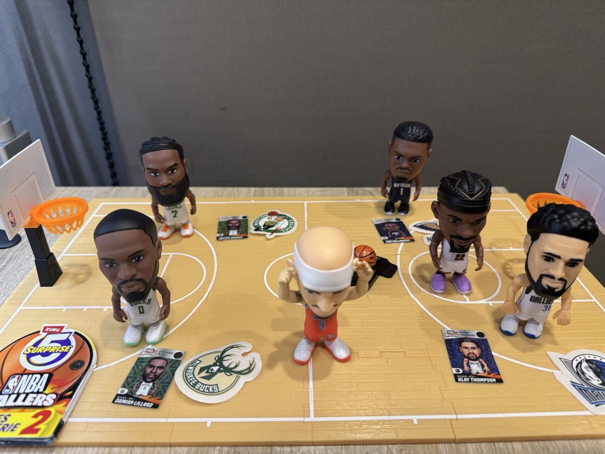 NBA BALLERS シリーズ2 オールコート 6体　カルーソ ウィリアムソン バトラー ブラウン トンプソン リラード_画像1
