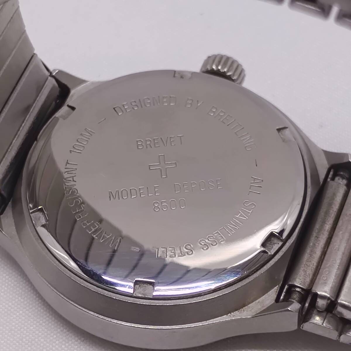 【稼働品】SICURA STUNT WATCH シクラ スタントウォッチ クォーツ DESIGNED BY BREITLING刻印_画像8