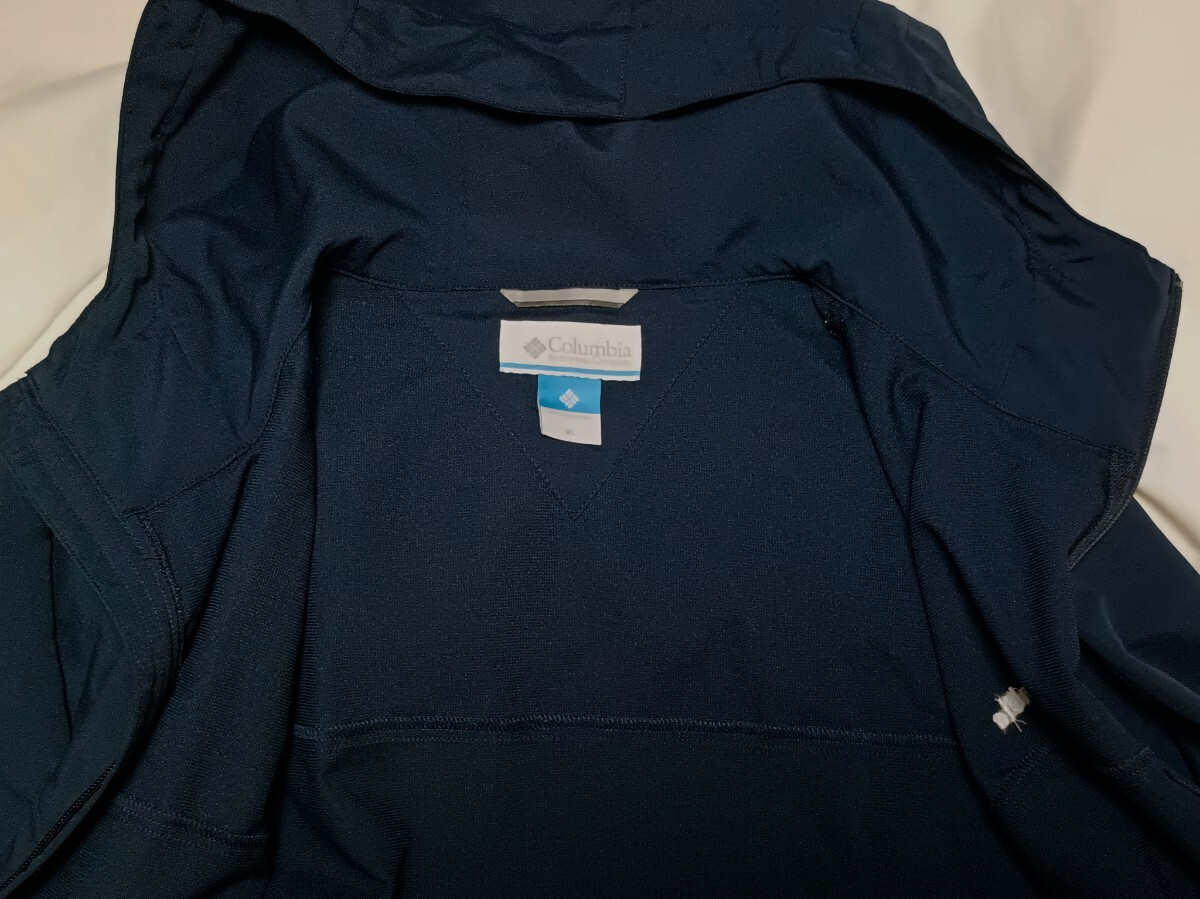 コロンビア Columbiaアウトドア ジャケット 青 XL 中古 _画像4