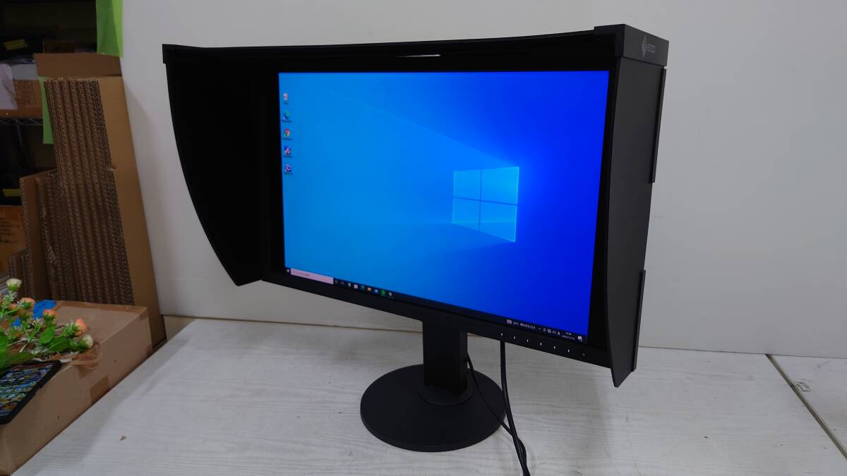 【美品】EIZO ColorEdge CG2730 27型 モニタ WQHD（2560x1440）ノングレア DVIx1/HDMIx1/DisplayPortx1 11584時間_画像1