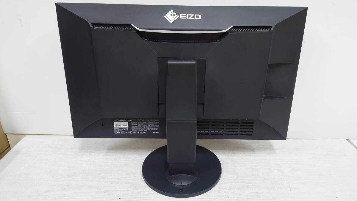 【美品】EIZO ColorEdge CG2730 27型 モニタ WQHD（2560x1440）ノングレア DVIx1/HDMIx1/DisplayPortx1 11584時間_画像3