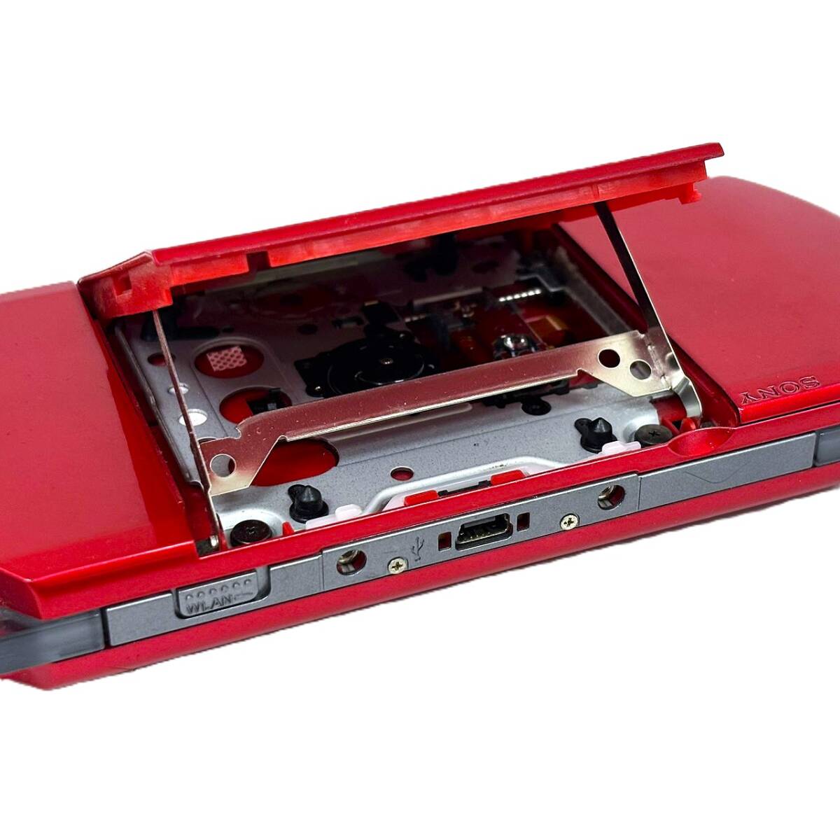 【8165】1円スタート SONY ソニー PSP PSP-3000 レッド ブラック ゲーム 携帯ゲーム機 ガジェット用品 おもちゃ 玩具_画像5