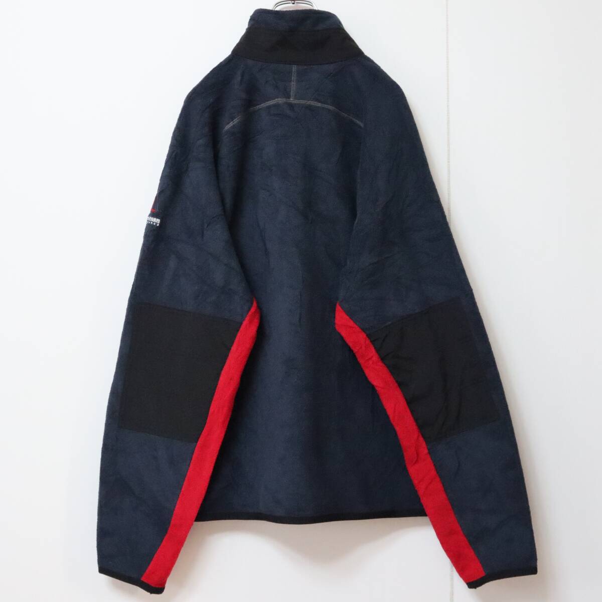 【00s】トミーヒルフィガー フリース 刺繍ロゴ ハーフジップ プルオーバー_画像4