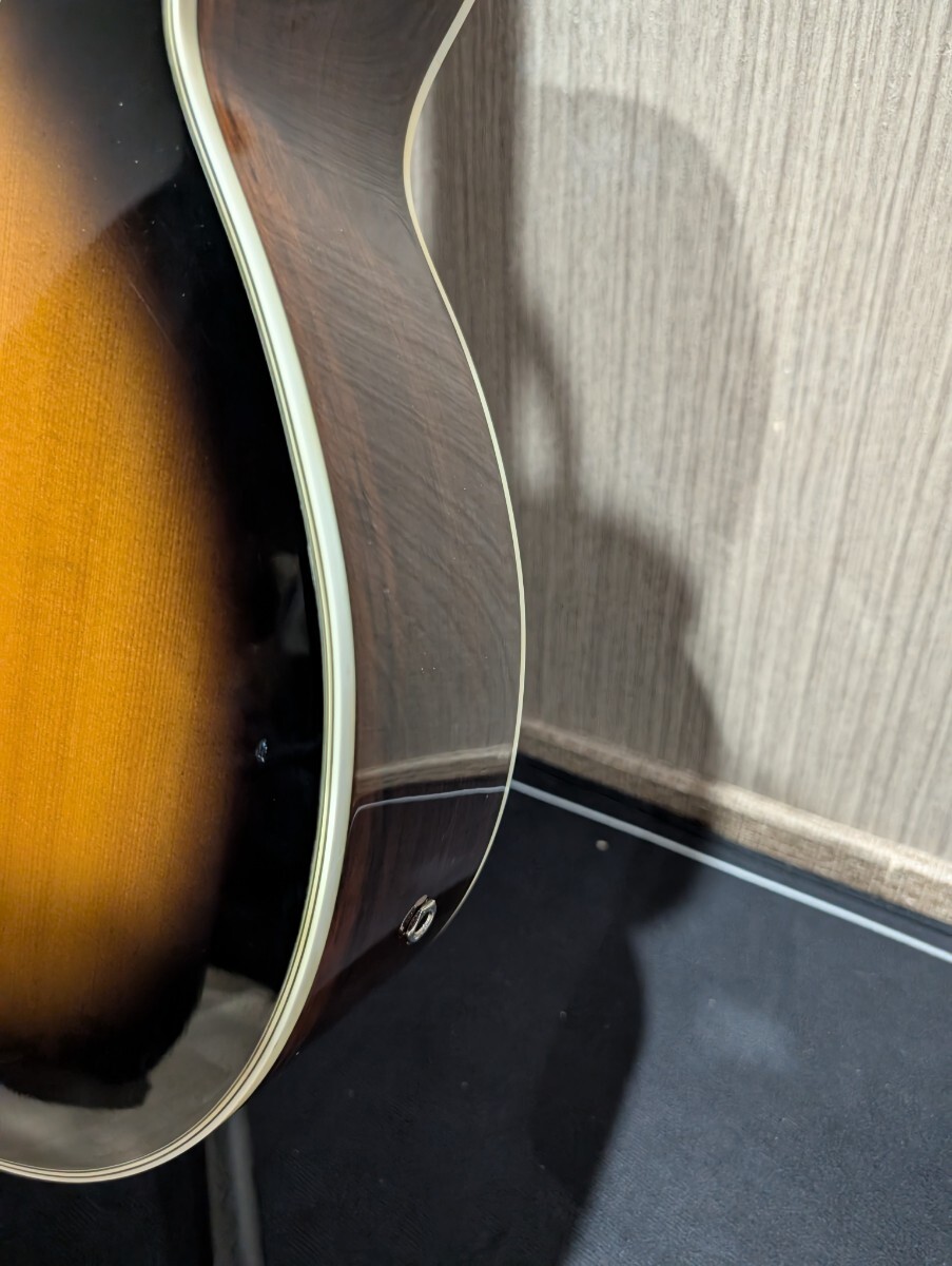  хорошо звук //Headway/HCF-28SB модифицировано электроакустическая гитара струна низкий . мягкий чехол есть 160 размер оплата при получении 