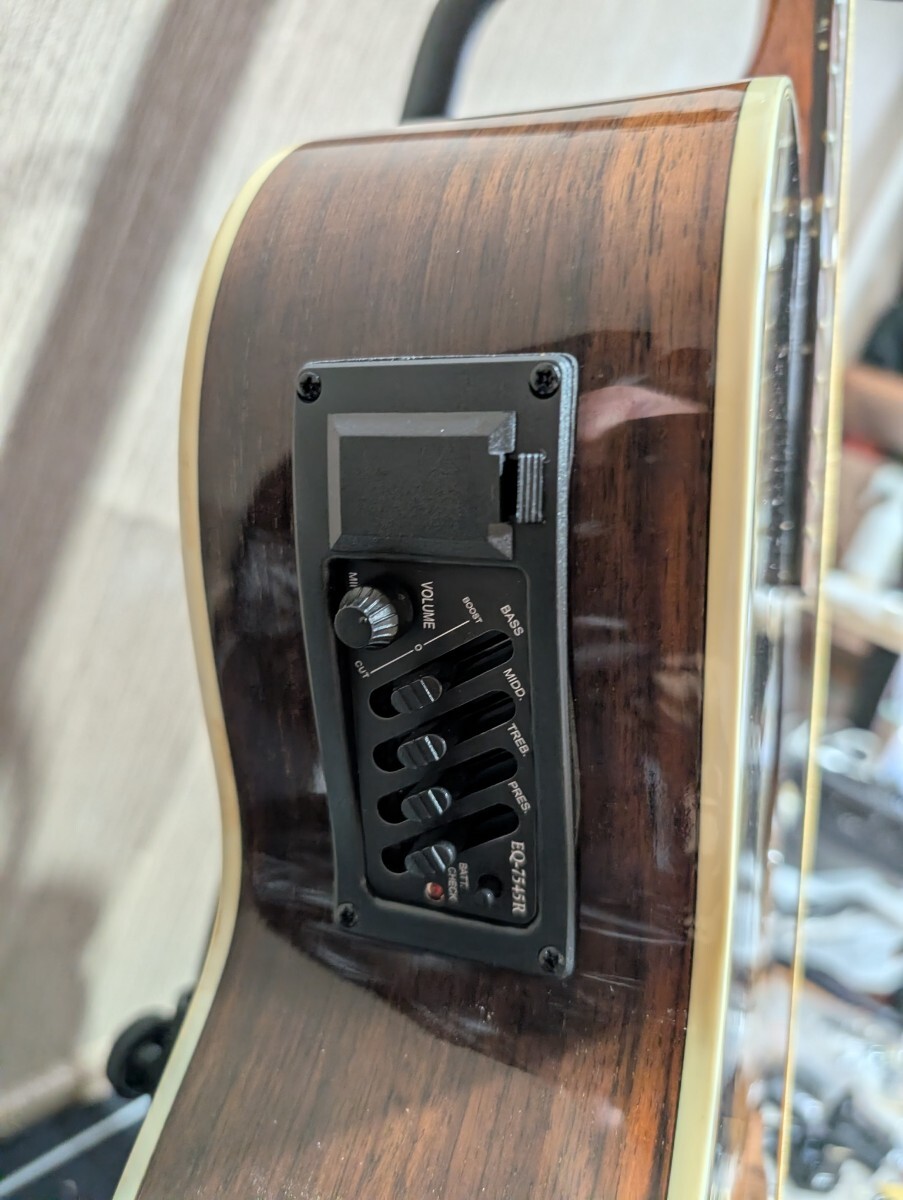  хорошо звук //Headway/HCF-28SB модифицировано электроакустическая гитара струна низкий . мягкий чехол есть 160 размер оплата при получении 