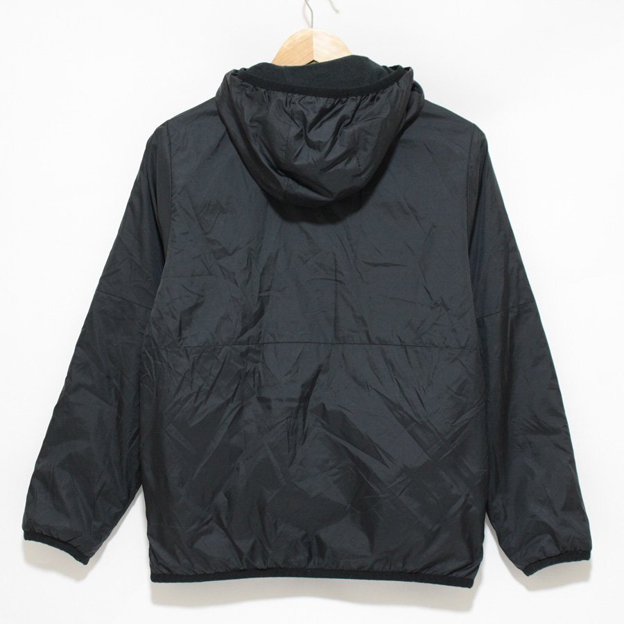 NIKE ナイキ ロゴ 裏フリース フード付 ジップ ジャケット 黒 L_画像2