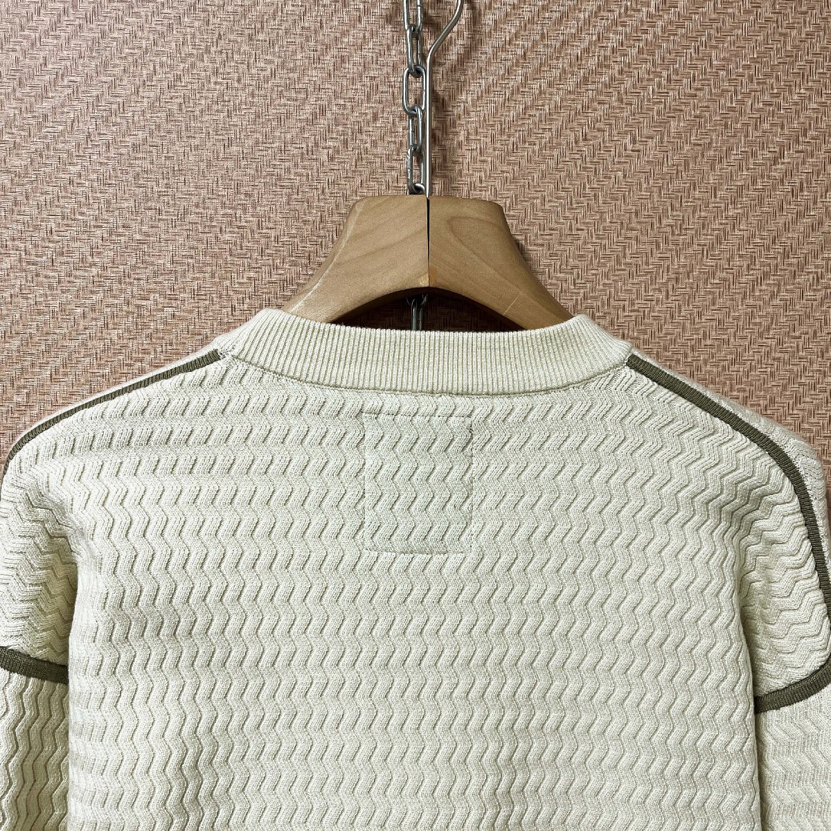 上質 ヨーロッパ製※定価4万◆ブルガリア発※RISELIN セーター ウール混 快適 暖か 波柄 トップス ニット トレーナー カジュアル 2XL/52_画像4