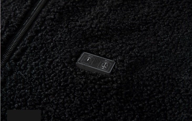 新品電熱ベスト ボアフリースヒーターベスト裹起毛8箇所発熱前後独立温度設定3段階温度調整丸洗い可能厳寒対応日本製炭素繊維材 bhw0358.1_画像7