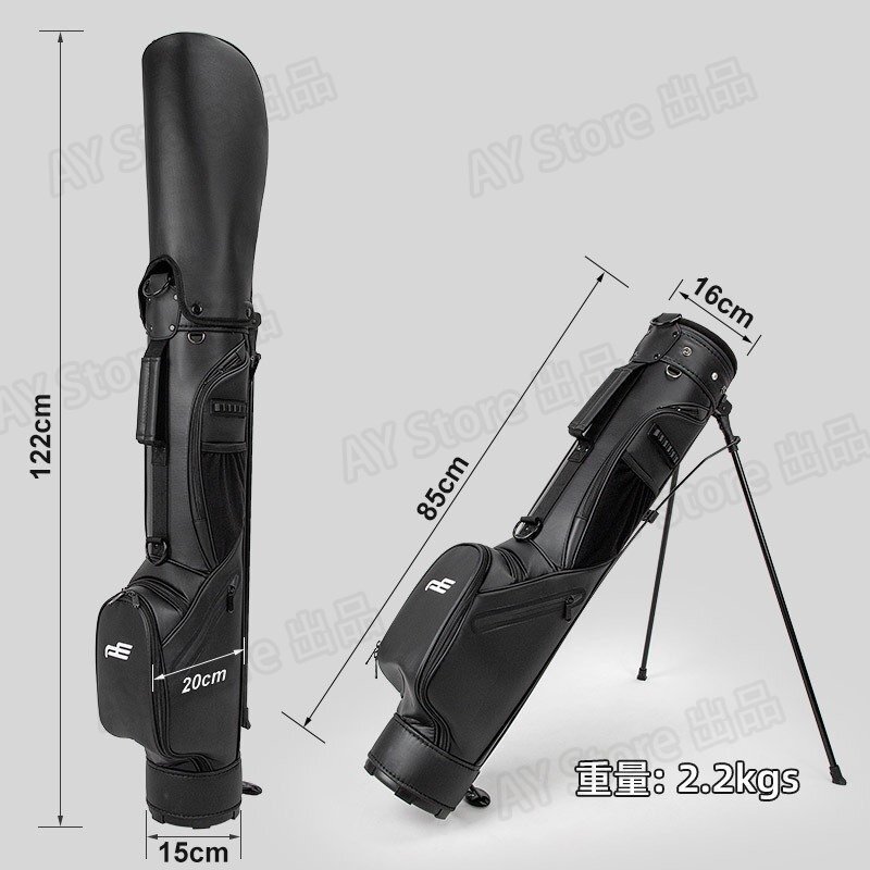 ゴルフバッグ キャディバッグ スタンド キャスター付き 大容量 軽量 防水 クラブケース 練習用 ゴルフケース bhw0163_画像7