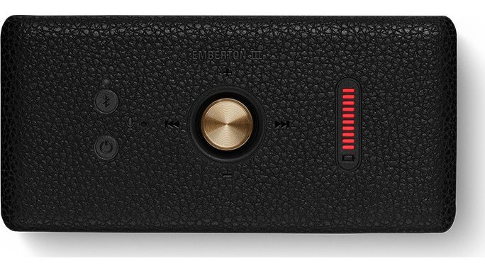 ★Marshall Emberton III (Emberton 3) Black and Brass マーシャル ポータブル スピーカー ブラック＆ブラス★新品送料込_画像5