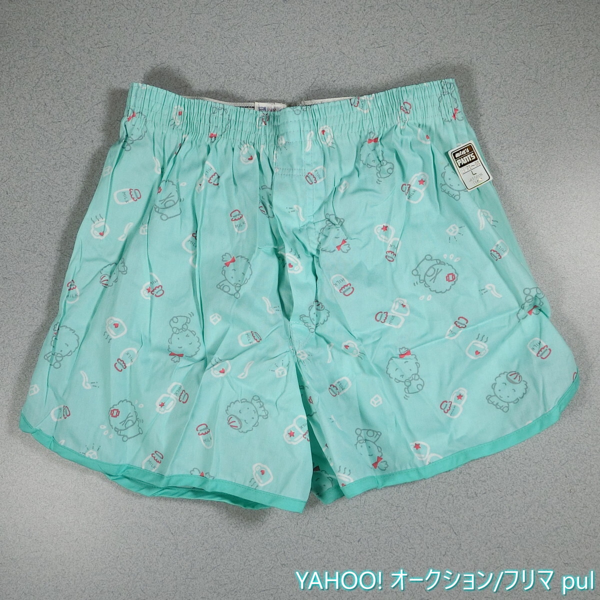レトロ トランクス Lサイズ ライトグリーン 日本製 1枚_画像2
