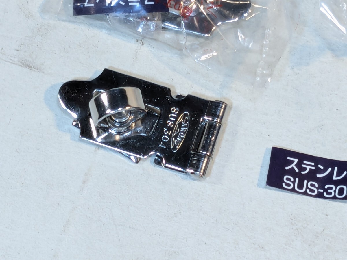 送料無料 ステンレス ストロング掛金 45ｍｍ 5個 金具_画像3