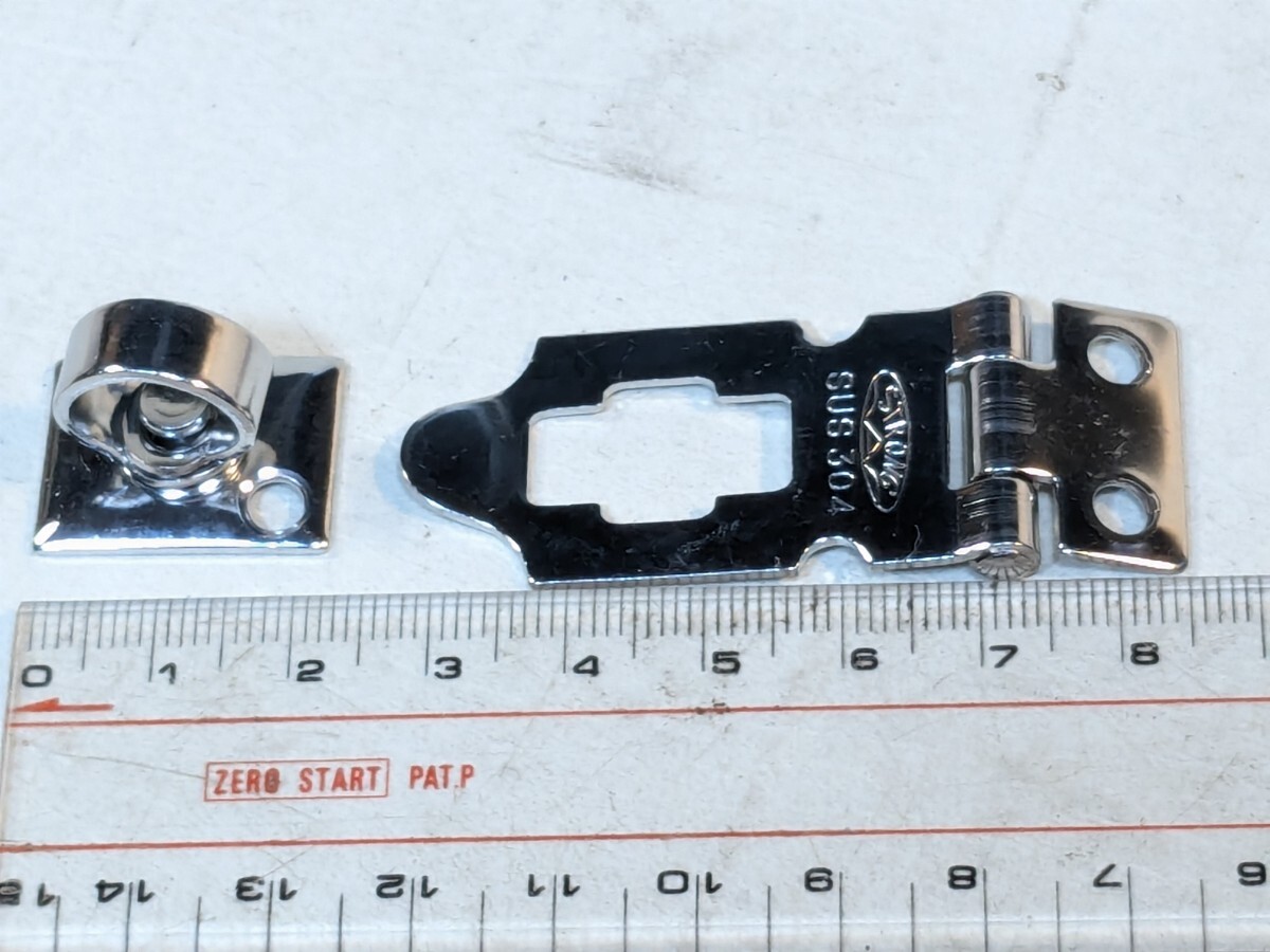 送料無料 ステンレス ストロング掛金 45ｍｍ 5個 金具_画像5