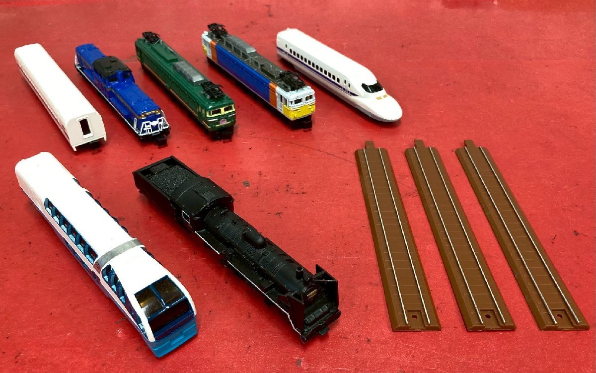 1円~ トレーン Nゲージ 車両 レール 鉄道玩具 10点 まとめ売り / 電車 / 新幹線 / 機関車_画像1